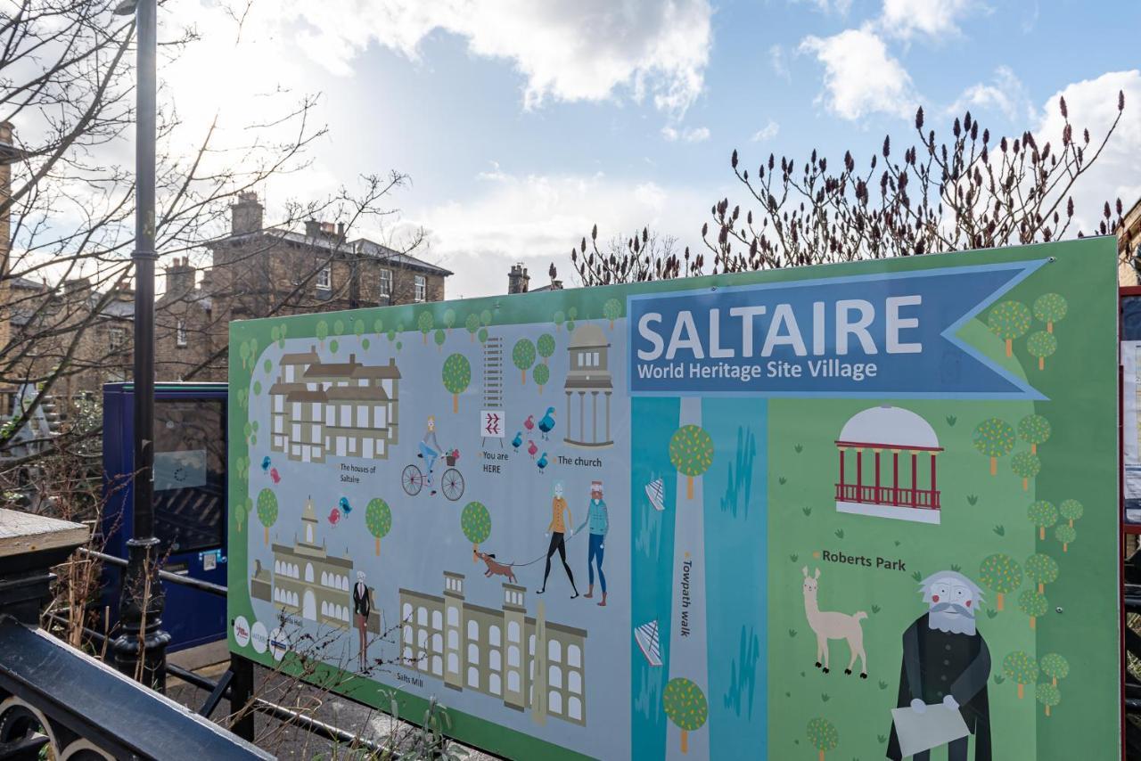 Riverside Balcony Apartment With Parking Just Minutes To Saltaire Shipley (West Yorkshire) Bagian luar foto